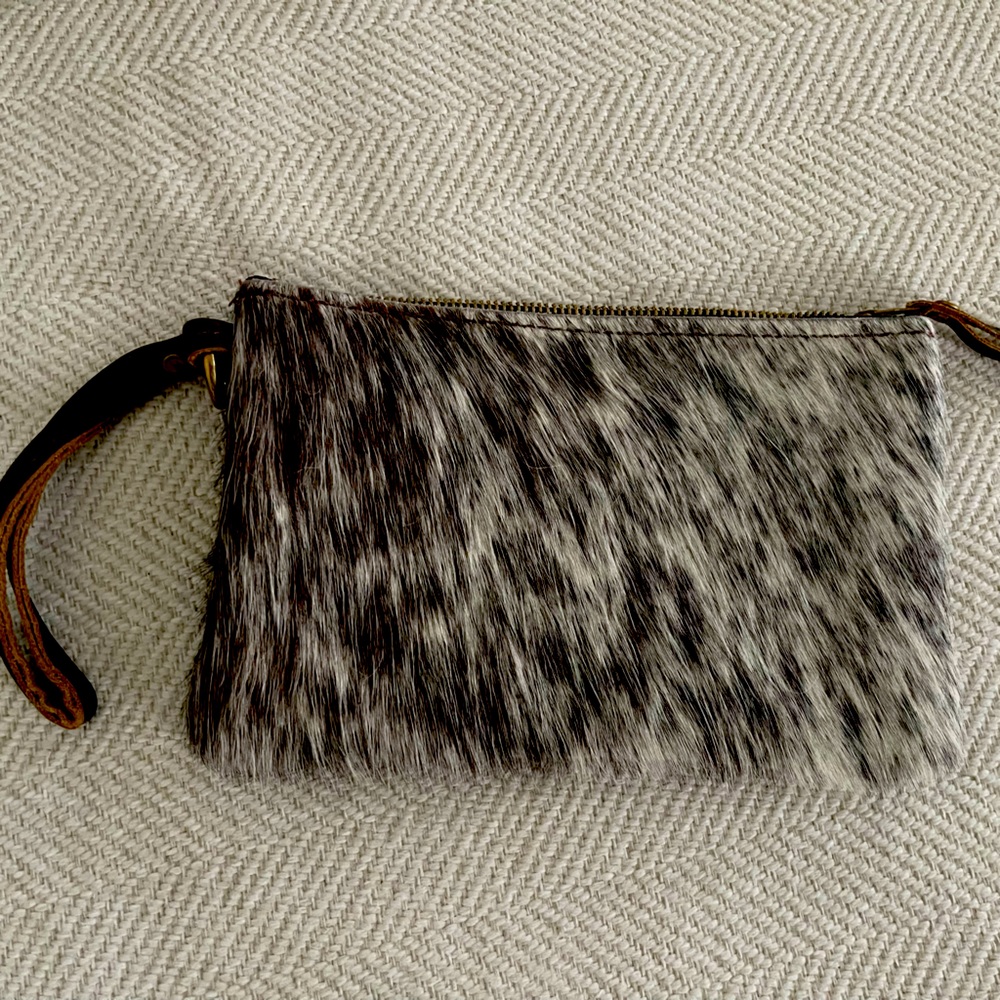 Calf hair Clutch